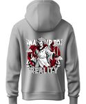 KHAKEY Boys Hoodie | Trending Anime Gojo Satoru Printed Sweatshirt | Boys and Girls Winter Wear | New Hoodies | Jujutsu Kaisen (in, Age, 14 Years, 15 Years, Regular, Melange_0820)