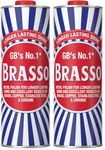Brasso Metal Polish Liquid, 1L (Pack of 2)
