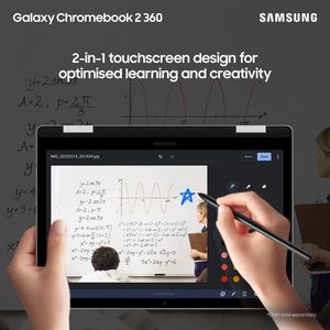 Samsung Galaxy Chromebook2 360 12.4" Laptop – Silver