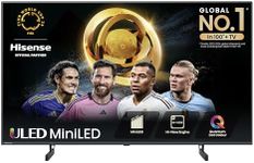 Hisense 50 Inch 4K Mini-LED TV 50U6NQTUK - Quantum Dot Colour, Dolby Vision Atmos, Hi-View Engine, FilmMaker Mode, Vidaa OS with Voice Control, Freely, Youtube, Netflix and Disney+ (2024 Model)