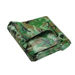 ANSIO Tarpaulin 3m x 4m / 10ft x 13ft Tarpaulin Sheet 85 GSM Economy Tarpaulins - Camo