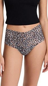 hanky panky, Signature Lace Retro Thong, Leopard, One Size (0-12)
