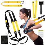 OKSTENCK Suspension Training Kit,Resistance Trainer for Full Body for All Levels,Indoor & Outdoor Use Adjustable Training Straps,Supports Up to 500Kg, All-in-ONE Home Gym Equipment