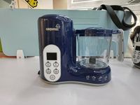 GROWNSY Baby Food Maker with Steam Basket, One Step Baby Food Processor Steamer Puree Blender Grinder Mills Machine, Auto Cooking Grinding and Sterili-zing for Healthy Homemade Baby Food, Dark Blue