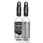 Microplane Kitchen Grater Star Blade for Hard Cheese, Citrus Fruits, Chocolate, Ginger and Nutmeg with Stainless Steel Blade - Made in USA