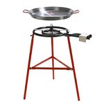 Paella Pan + Paella Burner and Stand Set - Complete Paella Kit by Garcima