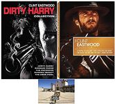 Clint Eastwood 9 Movie DVD Collection Dirty Harry Complete Series & Spaghetti Westerns Includes Bonus Western Movie Art Card