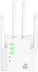 WiFi Extender, WiFi Extender Signal Booster Dual-Band(5.8G&2.4G) Coverage to 12880 sq. ft & 105 Devices, 1-Tap Setup, Supports Ethernet Port, Faster Speed, Compatible with Multiple Devices