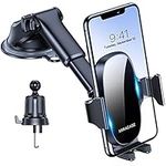 Miracase Car Phone Mount, [Thick Case & Big Phones Friendly] Long Arm Universal Phone Holder for Car Dashboard Windshield Air Vent Hands Free Cell Phone Holder Compatible with All Mobile Phones