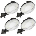 DAKASON Outdoor LED Barn Light Fixtures with Dusk to Dawn Photocell 100W, IP65 Waterproof Security Flood Lighting for Exterior Yard, Parking Lot, Street, 12000LM 5000K AC110-130V, UL Listed, 4Pack