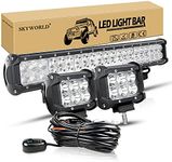 SKYWORLD 20 inch 126W Car LED Light