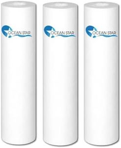 OCEAN STAR TECHNOLOGIES Filter Candle | Pp Spun Cartridge Pre Filter | 5 Micron Pre Filter 10" Pp Spun Filter All Type Ro Water Purifier In 9 Ltr To 25 Ltr Pcs(10 Inch) Pack Of (3)