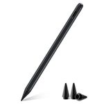 JAMJAKE 5 Mins Fast Charging Stylus Pen for iPad 2018-2026,Palm Rejection Pencil for Apple iPad Compatible with iPad6/7/8/9/10/11,iPad Air 3/4/5/M2/M3/M4,iPad Pro 11"/12.9"/13'',iPad mini 5/6/7,Black