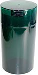 Tightpac America 12-Ounce Vacuum Sealed Dry Goods Storage Container, Emerald Tinted Body/Cap