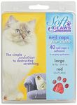 Soft Claws Feline Nail Caps Large Red