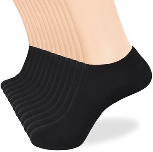 inhees 8/12Pairs Ankle Socks Women's and Men Thin Athletic Running Cotton Low Cut No Show Socks
