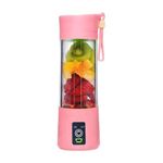 DEV STORE Portable Juicer Blender, Fruit Mixer - Six Blades in 3D, 380ml Fruit Mixing Machine with USB Charger Cable for Superb Mixing, USB Juicer Cup