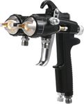 HCHGI Spray Gun with Double Nozzle | Chrome Dual Head Pneumatic Sprayer | Professional Painting Tools | Pack of 1