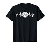 Cool Volleyball Heartbeat Design Me