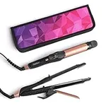 AmoVee Travel Curling Iron, 2 in 1 