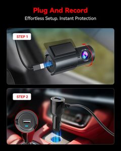 REDTIGER 4K Dash Cam Front – WiFi, Night Vision, 24H Parking, 32GB Card