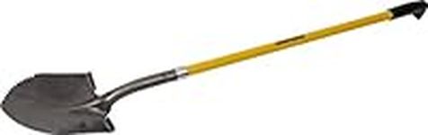 Roughneck ROU68044 Long Handled Serrated Edge Shovel,Yellow & Black,1460mm/57½"