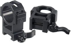 UTG Max Strength LE Grade Quick Detach Picatinny Scope Rings - Black