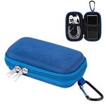 AGPTEK Small and Compact Protective Storage Case for Mp3 Players & Earphones, Blue