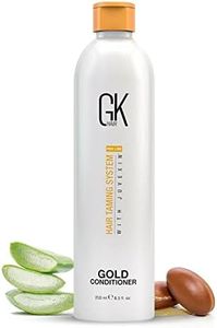GK HAIR Global Keratin Gold Conditioner (8.5 Fl Oz/250ml) Hair Moisturizing Shine and Protection With Argan Oil, Shea Butter, Natural Oils All Hair Types