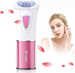 Epilator for Women, Smooth Glide Epilator for Women, Wireless Facial Epilator for Face Body, Electric Face Epilator with LED Light, Painless Mini Epilator for Intimate Area, Face, Armpit, Leg