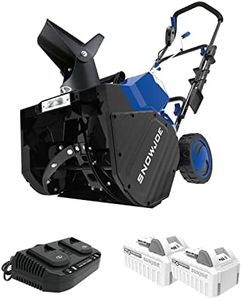 Snow Joe 18-Inch Cordless Snow Blower (Extended Run Kit (w/2 x 5-Amp Batteries))