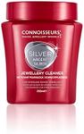Connoisseurs Silver Jewelry Cleaner 8 oz Liquid Tarnish Remover for Sterling Silver Rings, Necklaces, Earrings & Bracelets Safe, Fast & Effective Silver Cleaning Solution