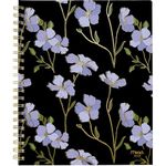 Mead 2025 Large Weekly/Monthly Planner, Cornflower, Hard Cover, 11" x 9", October 2024 - December 2025, Bilingual (6224-905F-25)