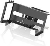 EZDIY-FAB Vertical PCIe 4.0 GPU Mount Bracket Vertical Graphic Card Holder Multi-Angle Adjustment, Video Card VGA Support Kit with PCIe 4.0 X16 Gen4 17cm/6.69in Riser Cable - Black