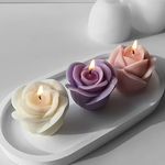 2 Pack Flower Bud Mold Tulip Mold Peony Mold Peony Candle Mold Rose Resin Casting Mold Resin Making Molds Silicone Mold for Candle Home Decorate Mold Candle Making Mold 3D Animal Mold Clay Mold