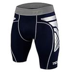TCA Men's CarbonForce Pro Compression Base Layer Shorts Thermal Under Gear - Navy, S