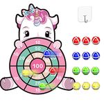 25'' Dart Board Game for Kids-Unicorn Toys for 3-12 Year Old Girls, Indoor Outdoor Sport Fun Party Play Teen Toddler Game Toys, Christmas Easter Birthday Gifts for Girls,Boys Age 6-12