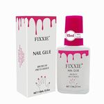 Extra Strong Nail Glue (15 Gram X 1 Bottle) With Brush For Acrylic Tips Extra Strong Nail Glue For Stick On Fake Nails