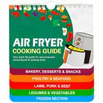 FALESOUL Air Fryer Cookbook Magnetic Cheat Sheet, Air Fryer Cooking Guide, Quick Reference Air Fryer Cooking Times Chart Accessories for Cooking, Air Fryer Accessories (Air Fryer Guide)