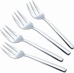 Enwinner Serving Platters Forks Stainless Steel Buffet 9 inch Utensils Cake Butter Pastry Servers (4 pcs serving forks)