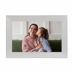 Aura Griffin Digital 10" HD WiFi Digital Picture Frame, Unlimited Storage - White