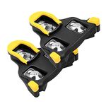 Thinvik Bike Cleats for Shimano SPD-SL System Pedals Compatible with SH11 Road Bicycle Replacement Cleats & Indoor Cycling for Three-Hole Cycling Shoes Men Women (6 Degree Float)