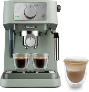 De'Longhi Stilosa Espresso Machine, Green – Compact Coffee Maker