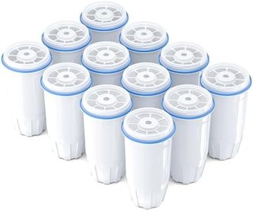 Upgraded Water Filter Replacement Fit for Zero Pitcher and Dispenser ZR-001 ZR-004 ZP-006 ZR-017, Five-Stage Filter System, Effectively Reducing Lead, Chromium, and Contaminants, 12 Packs, By BOGDA