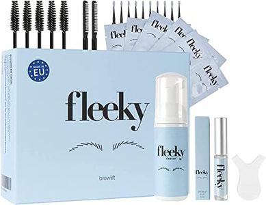 fleeky sourcils lifting set - DIY Brow lifting Kit pour brows on fleek, lamination des sourcils, parfait pour une soirée entre filles, la fête des mères, un cadeau d'anniversaire pour une amie (Maxi)