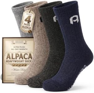 Alpacaparty Alpaca Crew Socks for Men & Women Heavyweight Thermal Socks