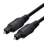 COOLCOLD Optical Cable for Soundbar | (5Meter/16FT) Audio Digital Optical Fiber Toslink Cable For Support Dolby Digital Plus with 8 Channel (7.1) Audio, Smart TV, AV Receivers, Home Theater, PS4