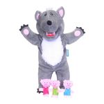 Big Bad Wolf & 3 Little Pigs Tellatale Hand Puppet