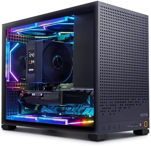 KOTIN Gaming PC D32B, AMD Ryzen 5 9600X Up to 5.4GHz, GeForce RTX 5060 8GB, 650W 80 Plus Gold PSU, Digital Display Air Cooler, 5 ARGB Fans, 16GB DDR5 6000MHz, 1TB PCIe 4.0 SSD, WiFi 7 Win11 Home