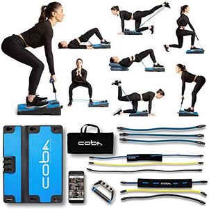 COBA Board GLUTE Trainer - Full Home Workout System, Core & Booty Exercise Machine, Portable Home Gym Resistance Band Full Body Trainer